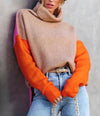 Pull en maille marron pour femme - pour un style décontracté