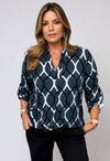 Blouse décontractée pour femmes, légère et chaleureuse – haut chic à manches longues pour le bureau ou les sorties décontractées