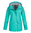 Veste imperméable légère pour femmes - manteau à capuche coupe-vent