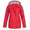 Veste imperméable légère pour femmes - manteau à capuche coupe-vent
