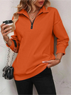 Gilet zippé femme à coupe décontractée - pull léger à manches longues