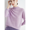 Pull en cachemire pour femme - jumper haut de gamme au col roulé pour casual et bureau - tricot chic et pour tous les jours