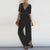 Jumpsuit femme design élégant en v - tenue chic pour le jour et la soirée