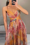Robe maxi - robe de soirée florale sophistiquée pour femmes