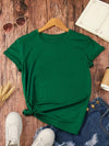 T-shirt femme coupe décontractée en tissu doux - mode quotidien casual