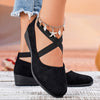 Ballerines classiques pour femmes - design élégant avec croisillon pour un style décontracté au quotidien
