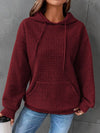 Pull à capuche - top casual matelassé pour dames