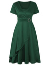 Robe portefeuille - robe formelle sophistiquée avec détails en strass