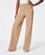 Pantalons à taille haute et jambes larges en tissu doux - ajustement polyvalent pour tenue décontractée ou de bureau