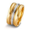Bague de mariage en or - alliance classique polie pour femme