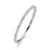 Bague en argent ornée de diamants - élégante bague de mémoire pour dames