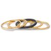 Bague en or - anneau classique en or jaune 18 carats pour femmes