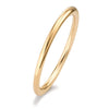 Bague en or - anneau classique en or jaune 18 carats pour femmes