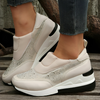 Baskets à enfiler - chaussures tendance pour femmes avec embellissements