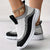 Baskets à enfiler pour femmes - chaussures de sport tricotées et