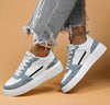 Baskets décontractées pour femmes - sneakers blanches tendance et