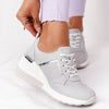 Baskets décontractées pour femmes - sneakers respirantes avec talon compensé