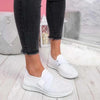 Baskets femme à enfiler - chaussures décontractées légères et respirantes