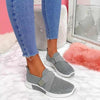 Baskets femme à enfiler - chaussures décontractées légères et respirantes