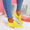 Baskets femme à enfiler - chaussures décontractées légères et respirantes