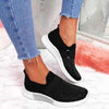 Baskets femme à enfiler - chaussures décontractées légères et respirantes