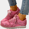 Baskets ludiques - sneakers scintillantes pour femmes