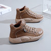 Baskets montantes - chaussures stylées et douillettes pour femmes
