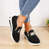 Baskets slip-on - chaussures décontractées pour femmes avec une touche de zip tendance