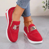 Baskets slip-on - chaussures décontractées pour femmes avec une touche de zip tendance