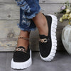 Baskets sportives noires pour femmes - chaussures lacées