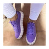 Baskets sportives noires pour femmes - chaussures lacées