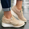 Baskets sportives pour femmes - baskets orthopédiques élégantes avec fermeture éclair
