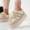 Baskets tendance et douillettes - chaussures décontractées pour femmes
