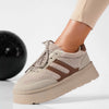 Baskets tendance et douillettes - chaussures décontractées pour femmes