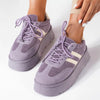 Baskets tendance et douillettes - chaussures décontractées pour femmes