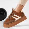 Baskets tendance et douillettes - chaussures décontractées pour femmes