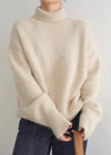 Pull à col roulé pour femmes - tricot doux pour vos sorties décontractées