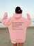 Sweatshirt oversized avec citation inspirante - sweat décontracté pour femmes