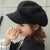 Casquette tendance femme en mélange de laine - design vintage pour un style quotidien