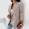 Blazer à carreaux - veste chic pour femmes