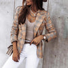 Blazer à carreaux - veste chic pour femmes