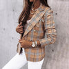 Blazer à carreaux - veste chic pour femmes