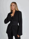 Blazer ceinturé - veste élégante pour occasions smart casual