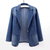 Blazer en jean - élégante veste en denim bleue pour femmes