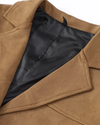 Blazer en velours pour femmes - élégant manteau oversize marron