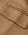 Blazer en velours pour femmes - élégant manteau oversize marron