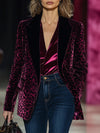Blazer en velours - veste élégante pour soirées