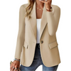 Blazer femme - veste structurée à manches longues avec poches
