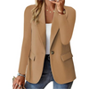 Blazer femme - veste structurée à manches longues avec poches