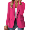 Blazer femme - veste structurée à manches longues avec poches